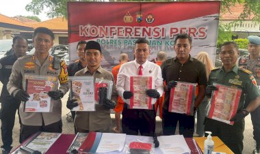 Polres-Pasuruan-Kota-Amankan-4-Tersangka-Penipuan-Berkedok-Program-Makan-Bergizi-Gratis