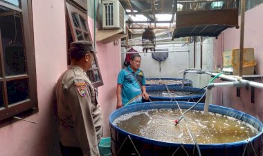 Bhabinkamtibmas-Turun-Langsung-Optimalisasi-Ketahanan-Pangan-Polresta-Sidoarjo
