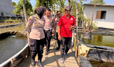 Potensi-Ikan-Gurami-Desa-Popoh-Wonoayu-Didatangi-Tim-Monev-Program-Ketahanan-Pangan-Polresta-Sidoarjo