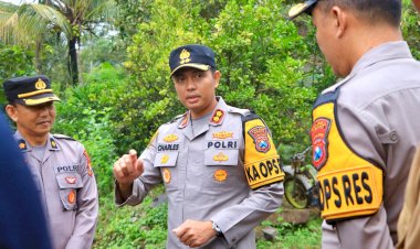Gelorakan-Swasembada-Pangan,-Kapolres-Ngawi-Beri-Motivasi-Petani-Edamame