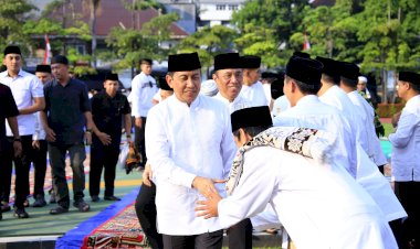 Gelar-Salat-Idul-Adha,-Jajaran-Polri-Tingkatkan-Kepedulian-Demi-Persatuan