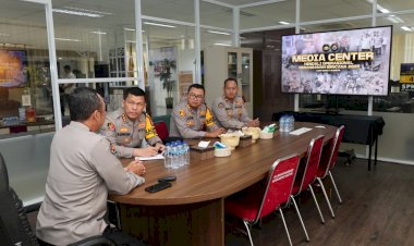 Peduli-Korban-Bencana,-Polri-Dirikan-Media-Center-Bantuan-Kemanusiaan-di-Bandara-Soetta