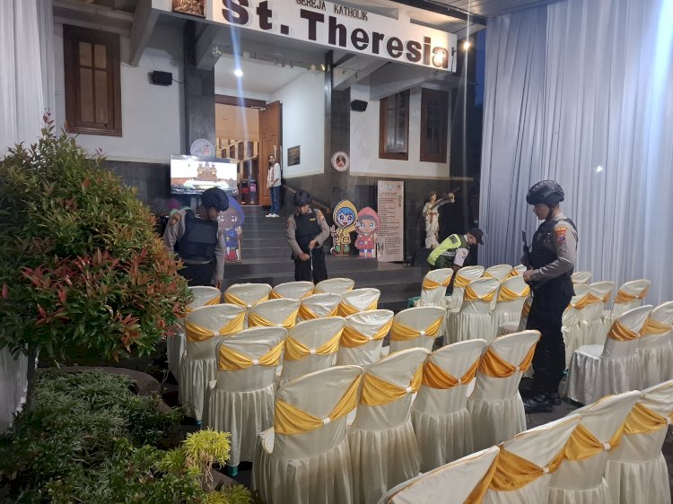 Rangkaian Ibadah Paskah Berjalan Aman Jemaat Gereja di Pasuruan Apresiasi Polisi