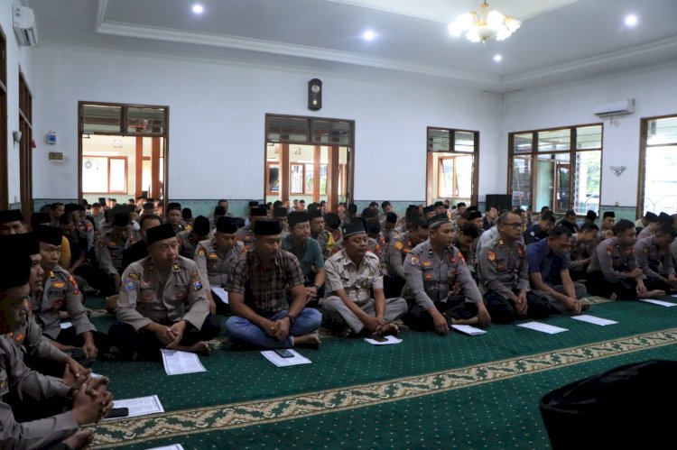 Polres Madiun Gelar Dzikir dan Doa Bersama Peringati Hari Bhayangkara Ke-79 Tahun 2025