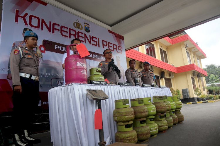Polres Pasuruan Ungkap Kasus Penyalahgunaan LPG Subsidi, Dua Tersangka Diamankan