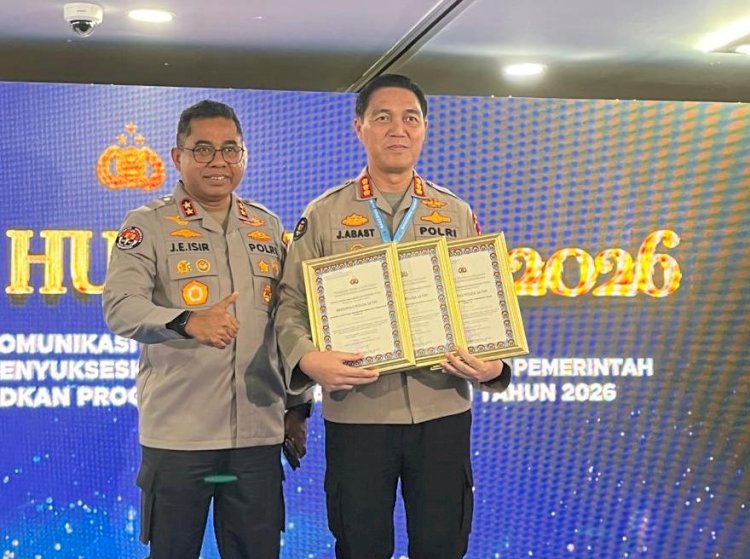 Bidhumas Polda Jatim Raih 3 Penghargaan Nasional di Rakernis Humas Polri 2026